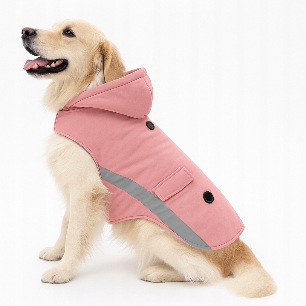 Levně Voděodolný kabát pro psy, reflexní, velikost XL