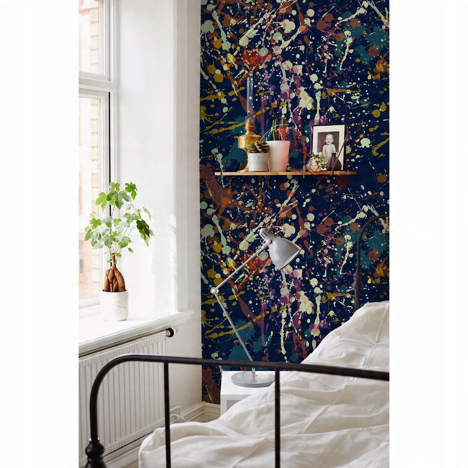 

Tapeta ścienna Abstrakcja kolorowe plamy 416x254cm