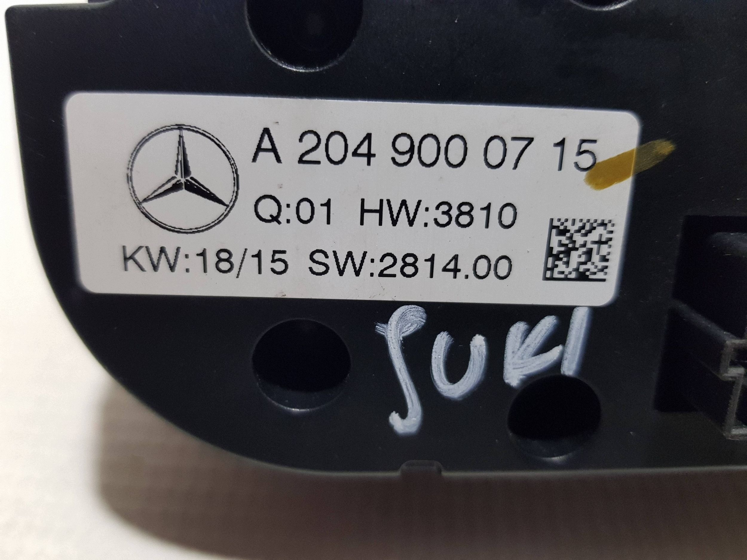 Mercedes C W204 PANEL KLIMY klimatizaci A2049000715