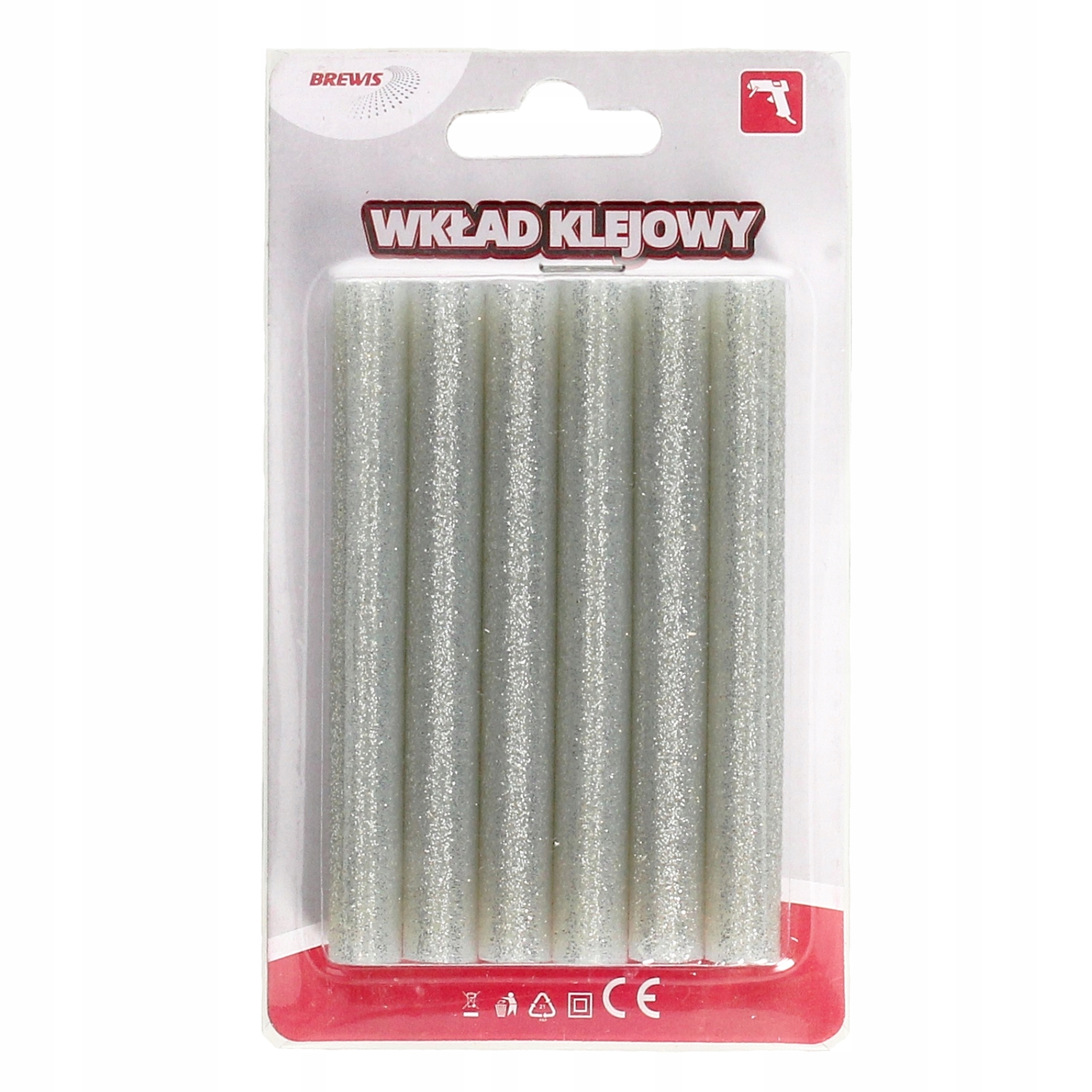 

Wkłady Do Pistoletu Na Gorąco Srebrny 11 MM 6szt.