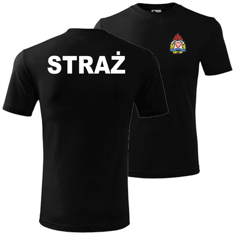 

Męska Koszulka Straż Logo Służby Mundurowe