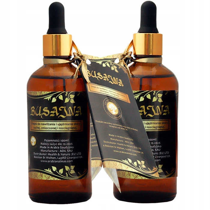 2x Olejek Busajna 100ml Ujędrbnijąco-Regenerujący na Rozstępy