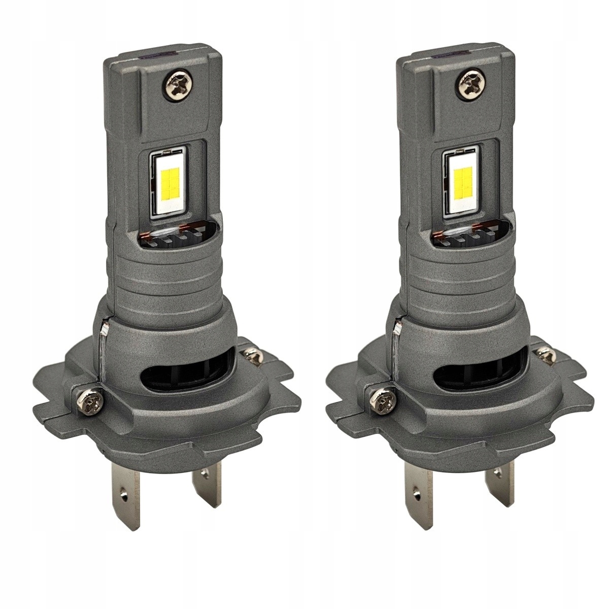 H7 Led 2 ks žárovky 12V Canbus Csp krátká 6000lm silné bílé světlo, ne