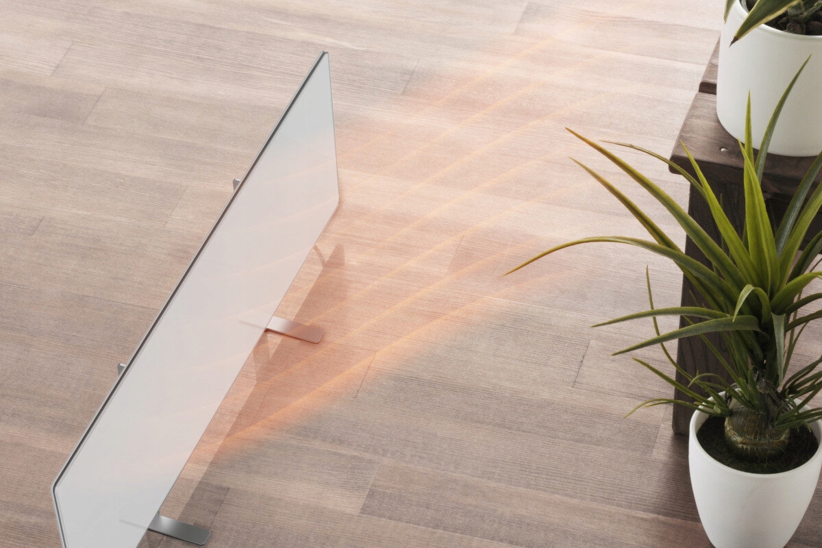 AENO GH1S Grzejnik szklany Smart 700W aplikacja biały wtyczka EU — 12
