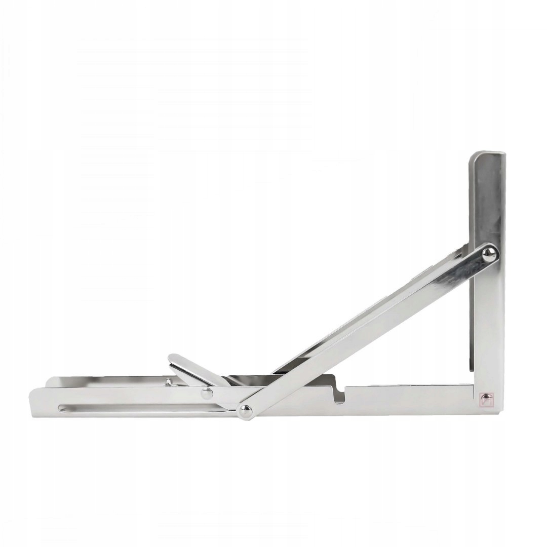 

Wspornik blatu półki składany L-400 Chrom 100 kg