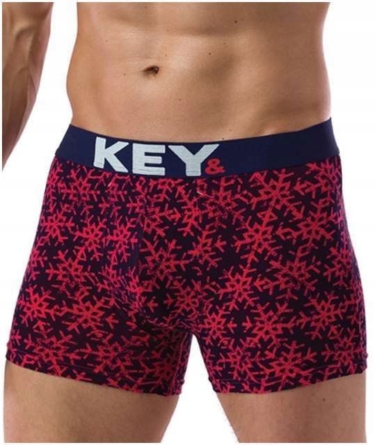 

Key Mxh 932 bokserki męskie w1 bawełna Śnieg XXL