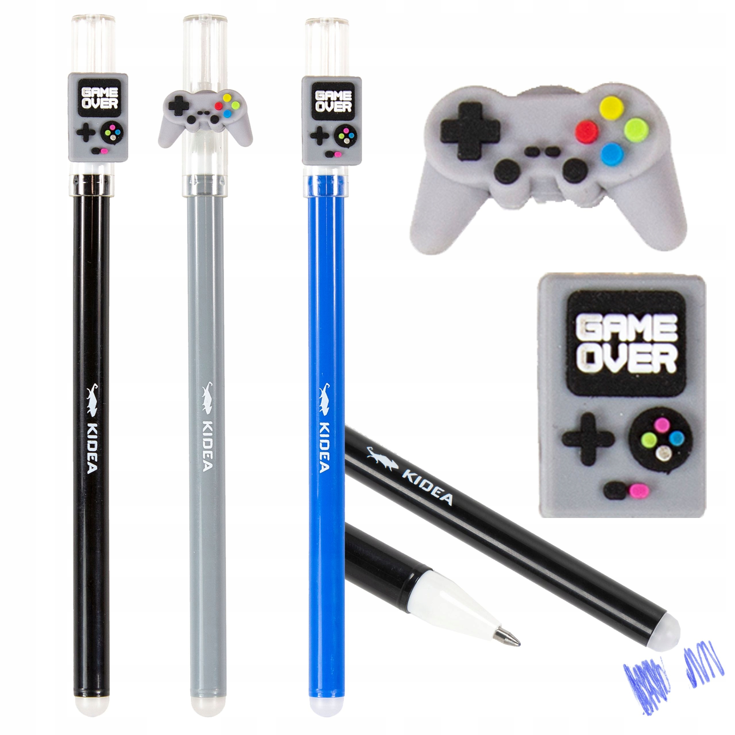

3x Długopis Wymazywalny Game Player Dla Chłopaka