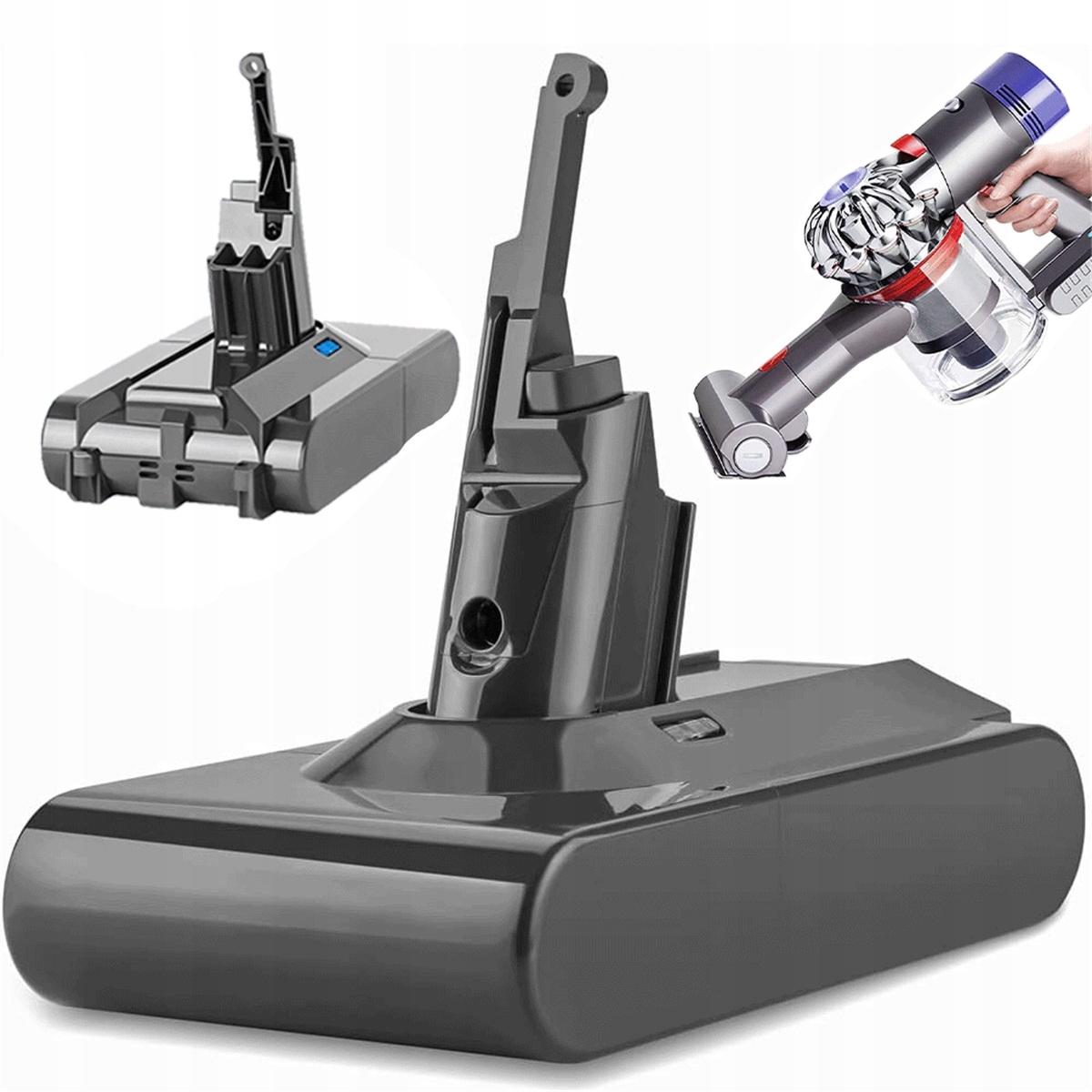 21.6V 4600MAH Náhradní Baterie Pro Dyson V8 Allergy S Dlouhou Životností