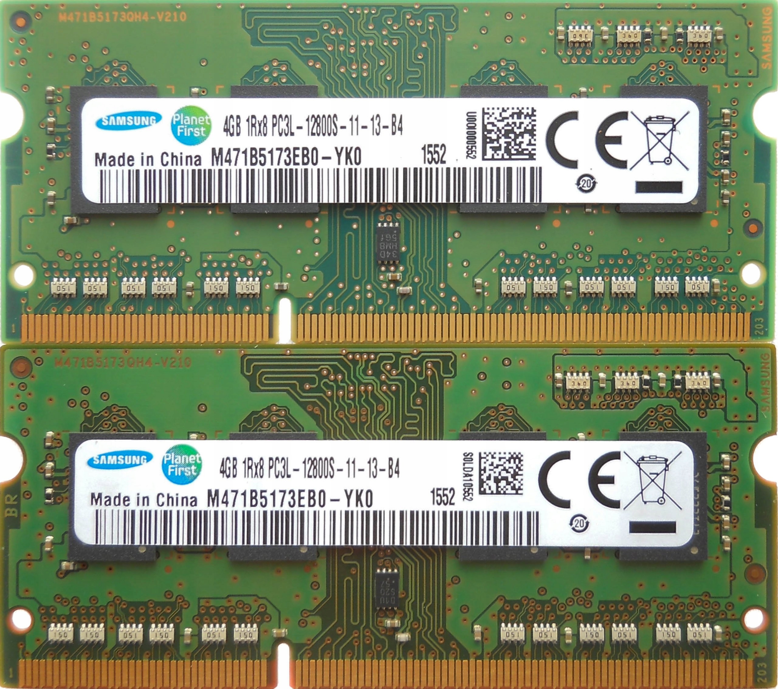 Pamięć Ram DDR3L 8GB 2x4GB DDR3 Sodimm PC3L 12800S 1600MHz