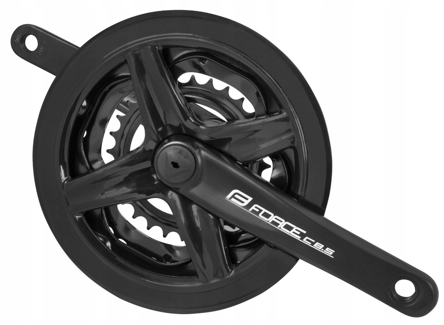 Korba Force C8.5 Al 48/38/28T 170MM, Czarna