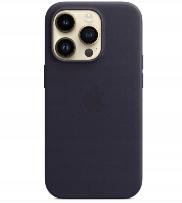 Kožené pouzdro pro iPhone 14 Pro Ink Granátové jablko