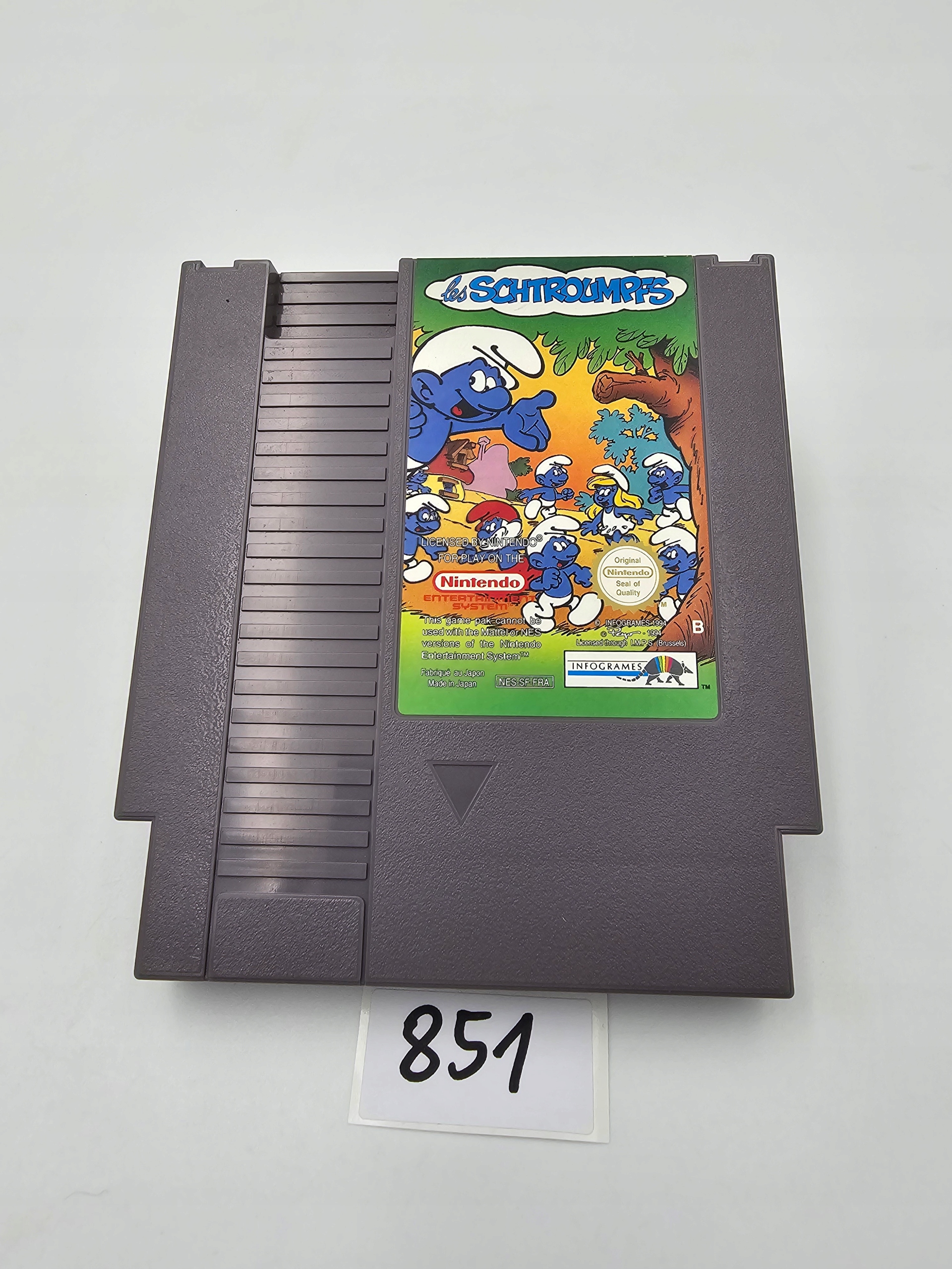 NINTENDO NES THE SMURFS + INSTRUKCJA ORYGINAŁ Platforma Nintendo NES