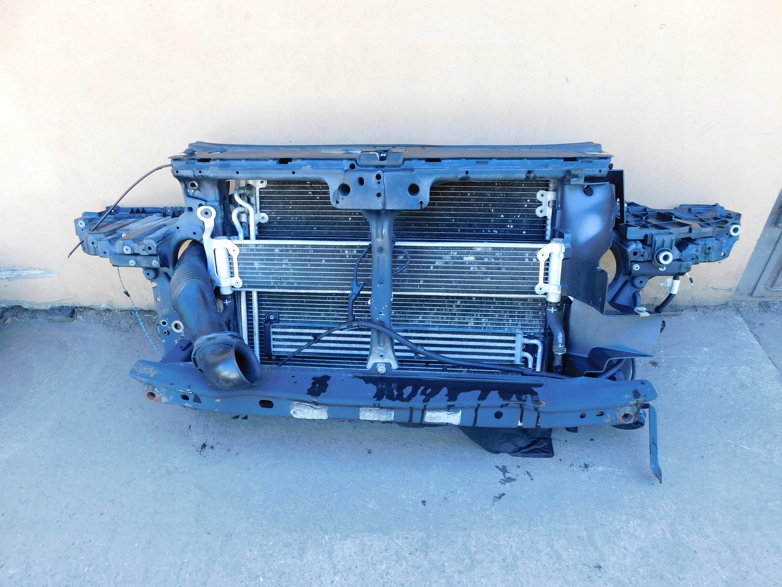 support panel for radiators VW Touareg 3.0 pillar radiator fans komplet ORYG
