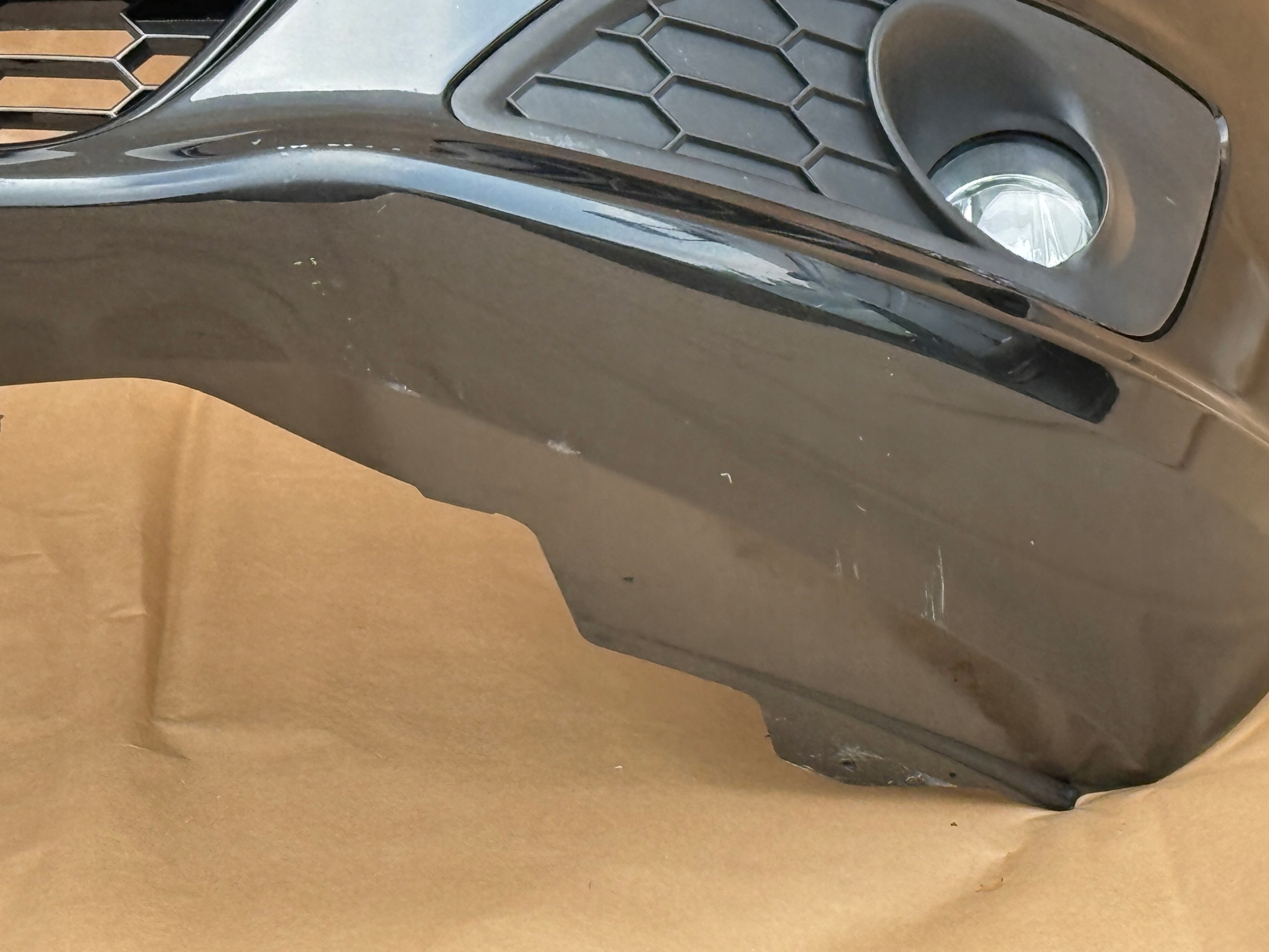 FORD FIESTA MK7 LIFT 2012-2017 bumper front ABSOLUT BLACK original