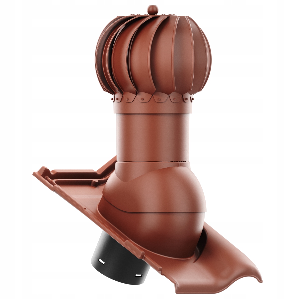 Větrací komín Otočný kulatý fi150 Roben Monza Kasztan