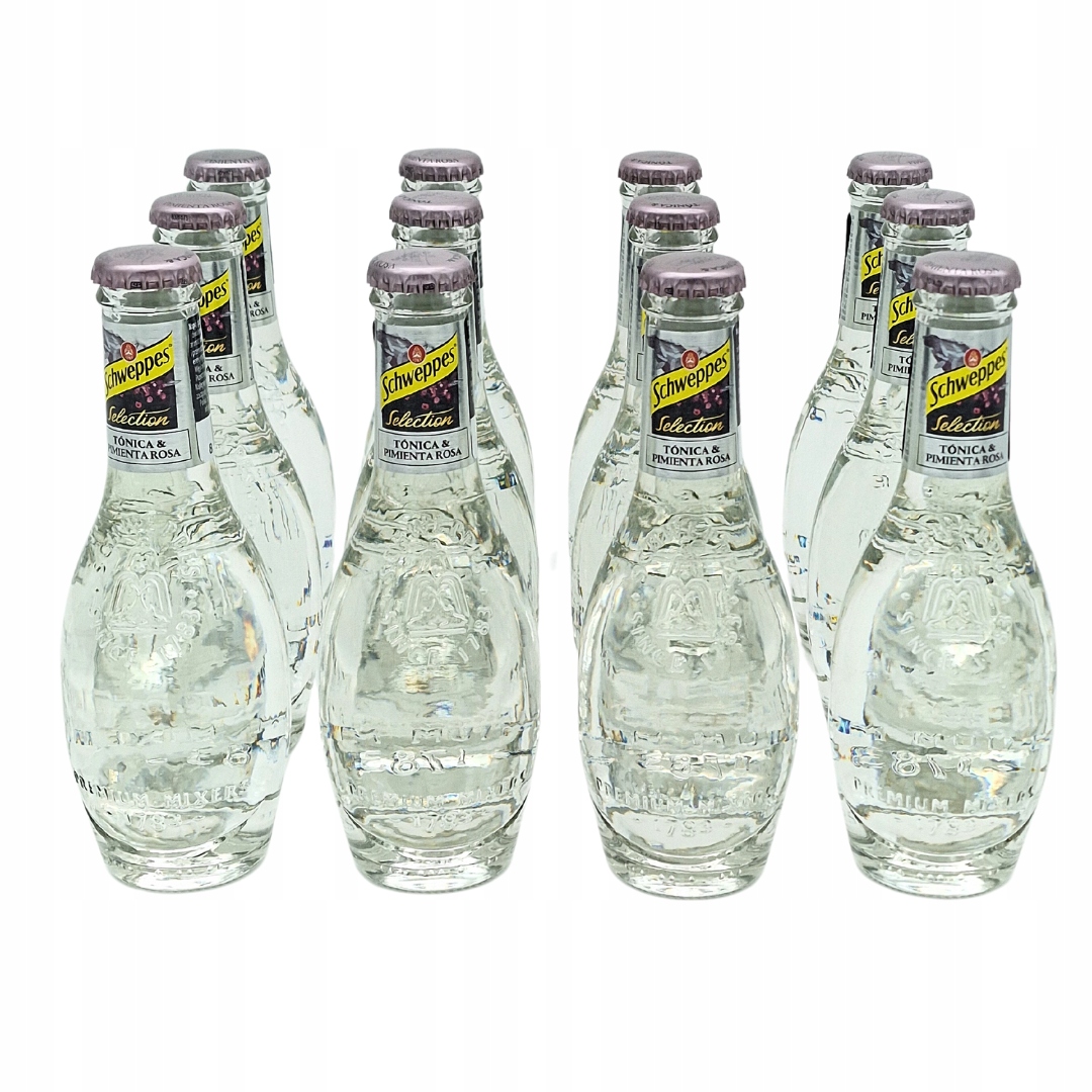 Schweppes Tonik Premium Pink Pepper Orzeźwiający Zestaw 12 sztuk 200ml