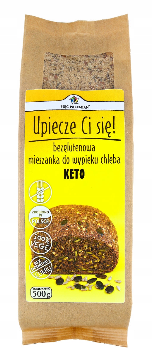 MĄKA BEZGLUTENOWA MIESZANKA 0,5kg NA CHLEB KETO