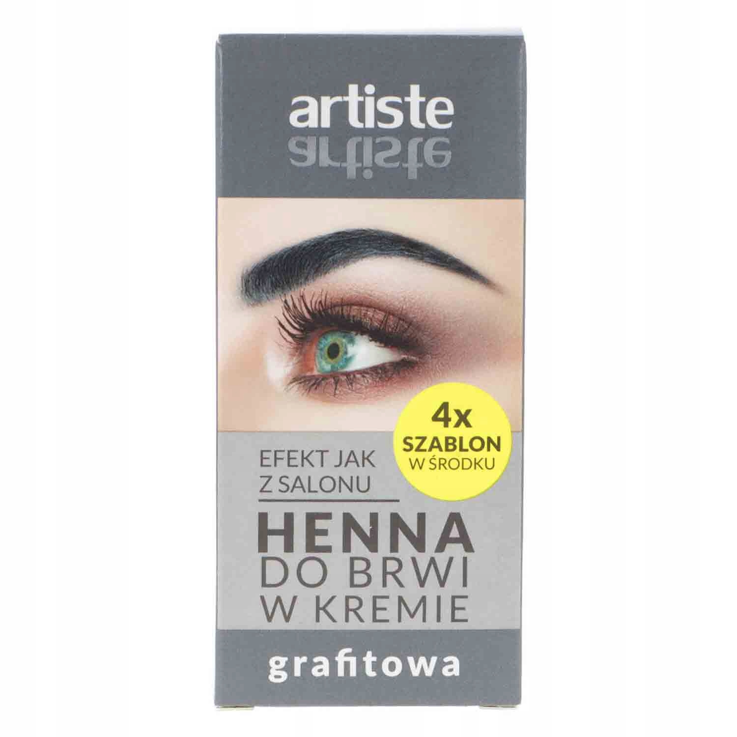 

Artiste Henna Do Brwi Grafitowa w Kremie 30 g