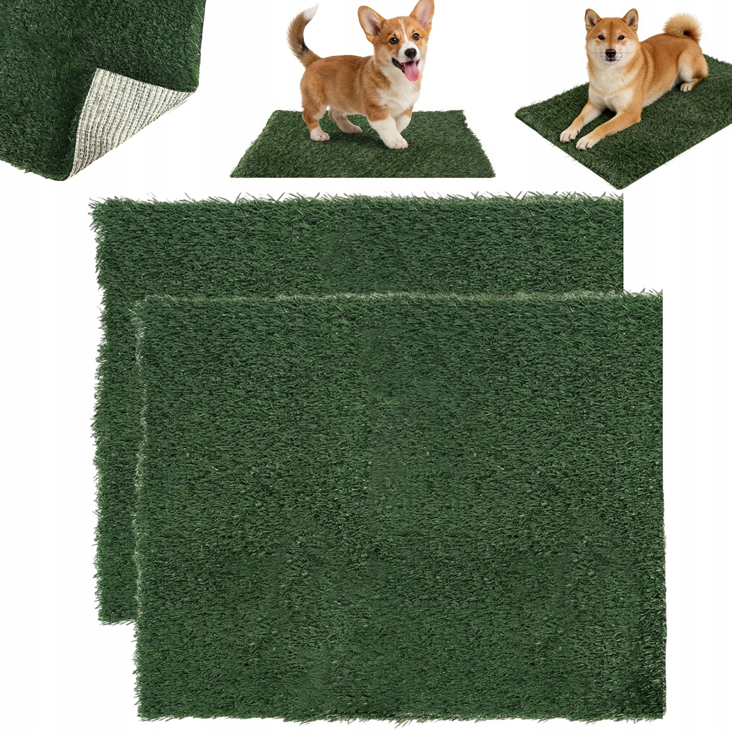 Levně Podložka pro psy a štěňata Umělá Tráva na sekání Toaleta Trénink Na balkon