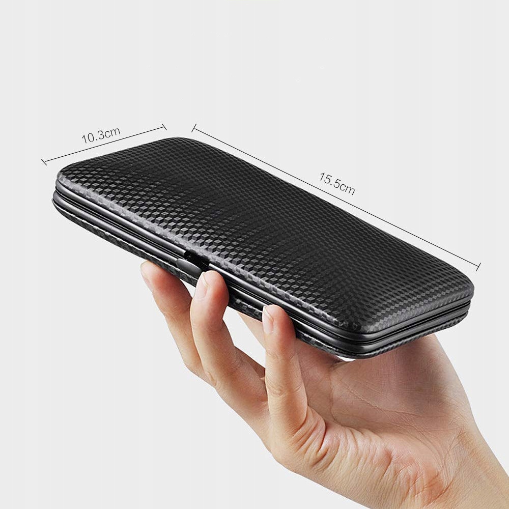 ZESTAW 16 PRZYBORÓW PRZYBORNIK DO MANICURE PEDICURE PAZNOKCI CĄŻKI OBCINACZ Liczba elementów w zestawie 15