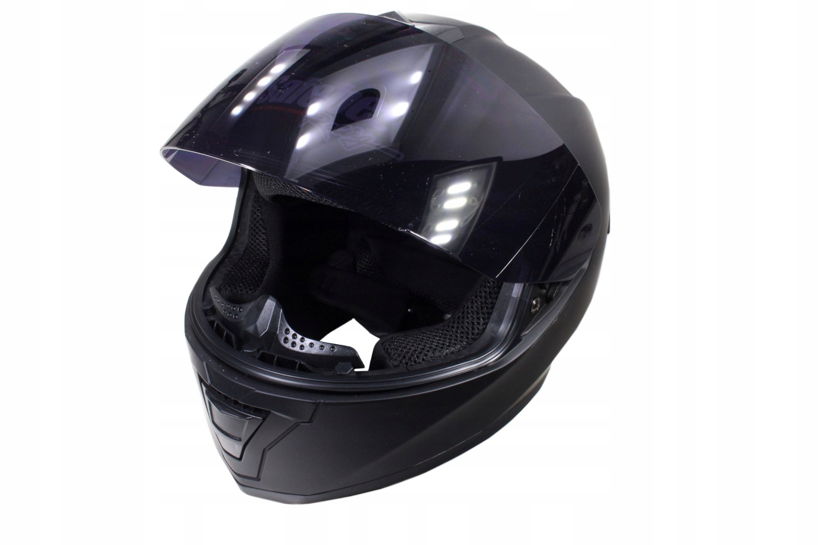 KASK SAFEBET HF-126S FLAT BLACK XL CIEMNA SZYBA (BRAK ECE) Producent inny