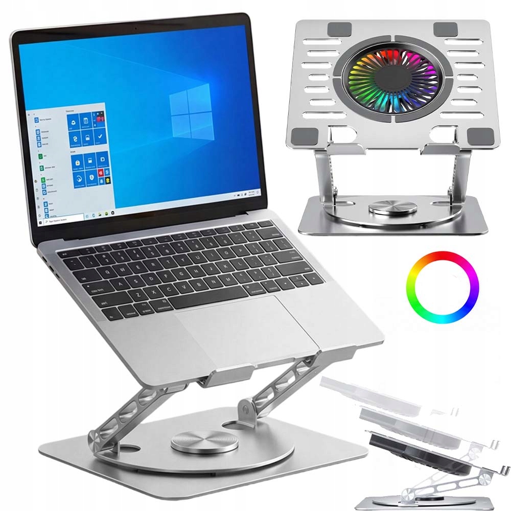 Podstavec Pod Notebook Tablet Nastavitelný S Ventilátory