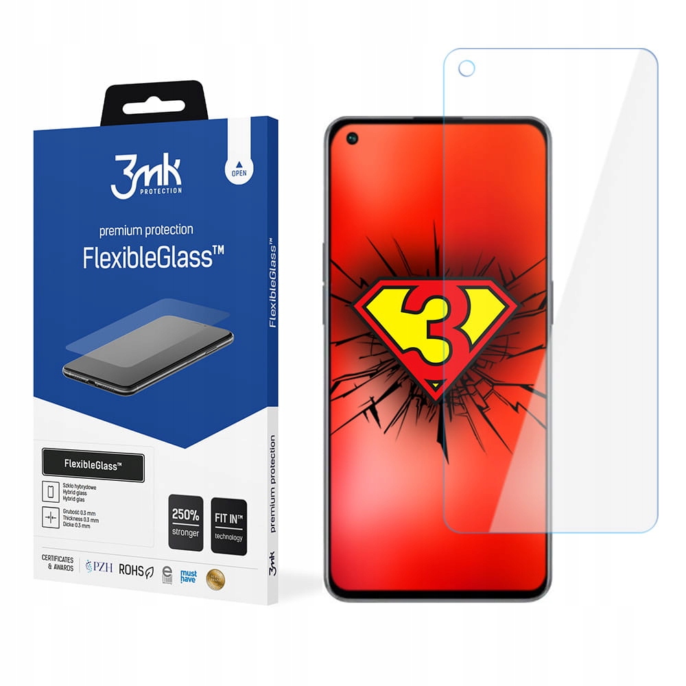 Szkło hybrydowe 3mk FlexibleGlass™ na Oppo Reno 7 5G 3mk