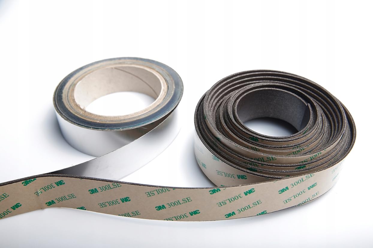 Komplet neodymová páska 30x1,5+ ocelová samolepicí páska 30x0,15-1 metrů