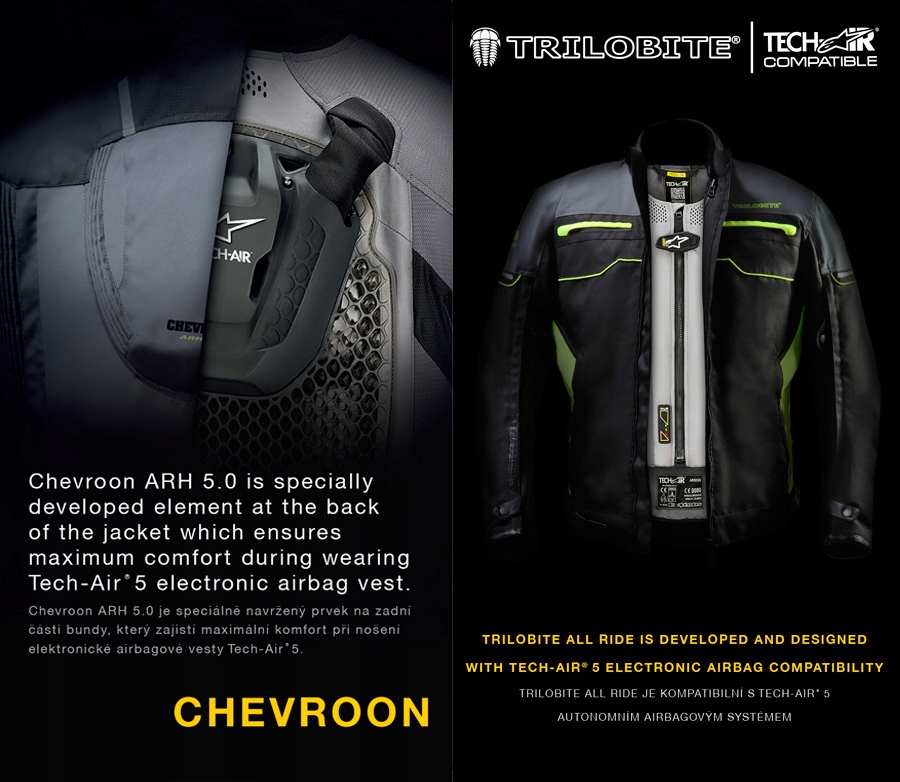 Damska Kurtka TECH-AIR TRILOBITE ALL RIDE | XL Waga produktu z opakowaniem jednostkowym 2 kg