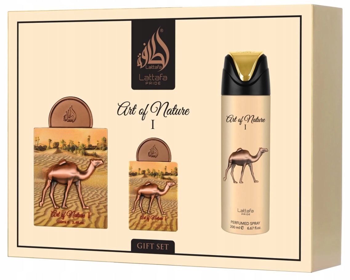 Zestaw Lattafa Pride Art of Nature I 100 ml EDP+20 ml EDP+Spray 200 ml Unis