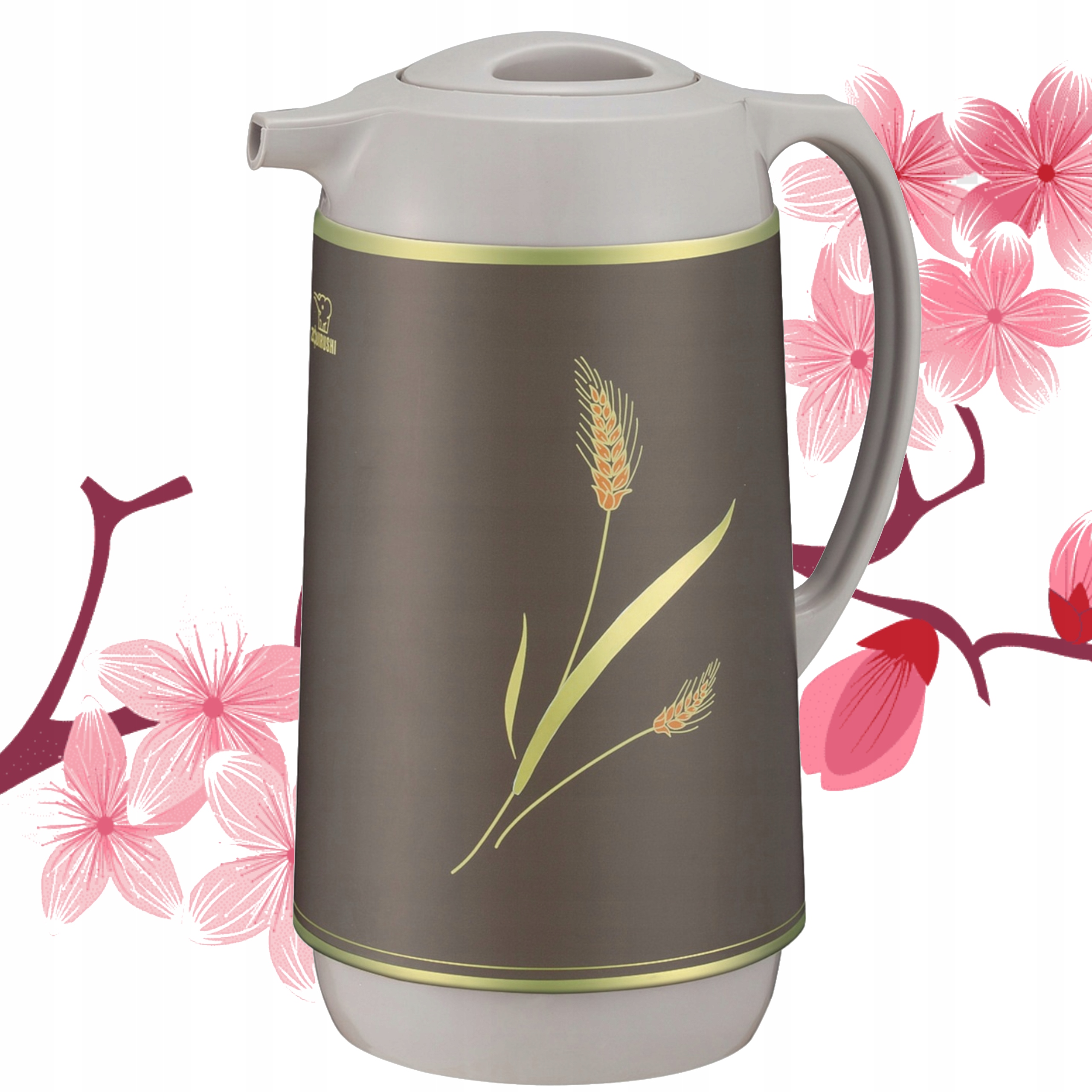 Szklany termos do domu Zojirushi AHGB-10D-TW 1L brązowy Japoński