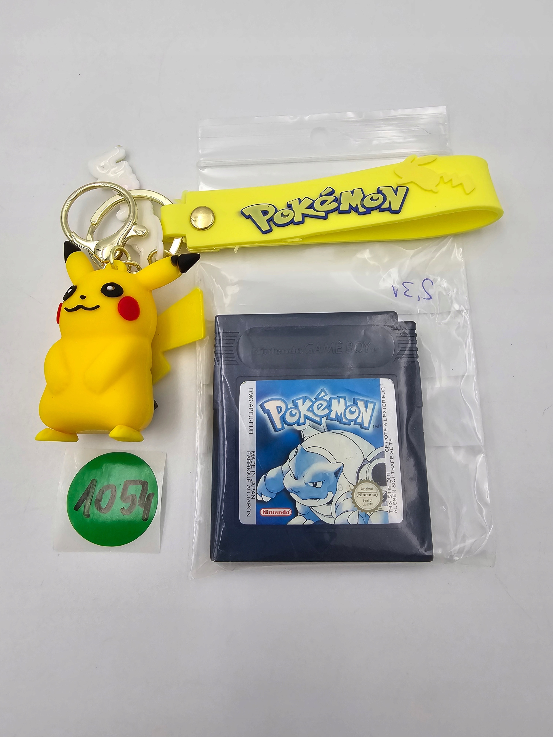 POKEMON BLUE VERSION ORYGINAŁ + GRATIS BRELOCZEK Platforma Nintendo Game Boy Color