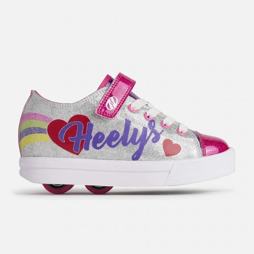 Heelys X2 Snazzy butorolki dla dziecka Silver Rainbow Eu 32 19cm