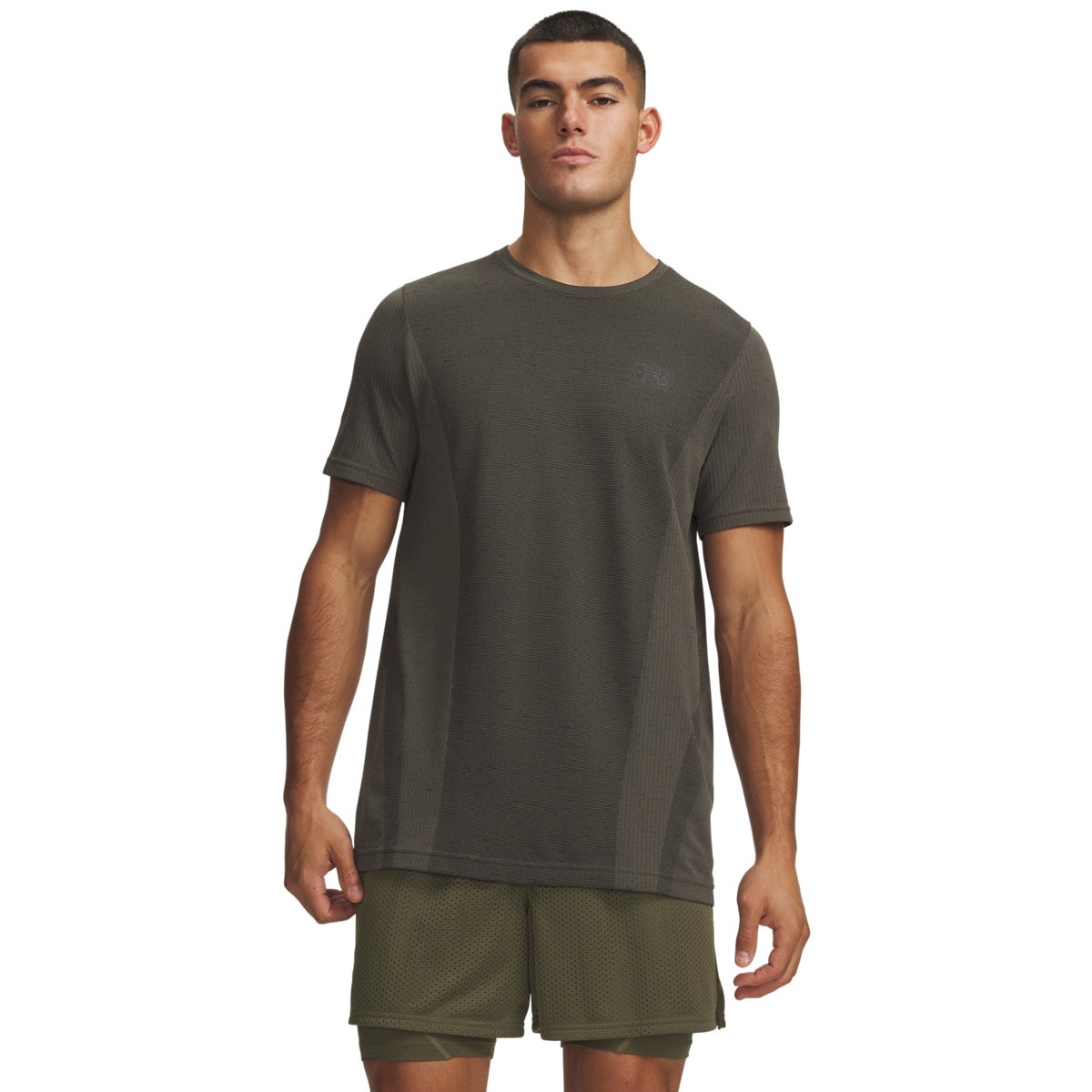 Męska koszulka treningowa Under Armour Ua Vanish Seamless Ss Khaki L
