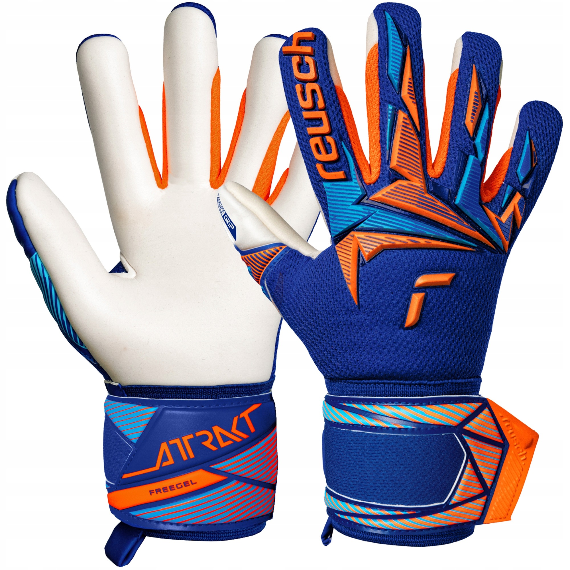 Rękawice bramkarskie dziecięce Reusch Attrakt Freegel Advance Junior r. 7,5