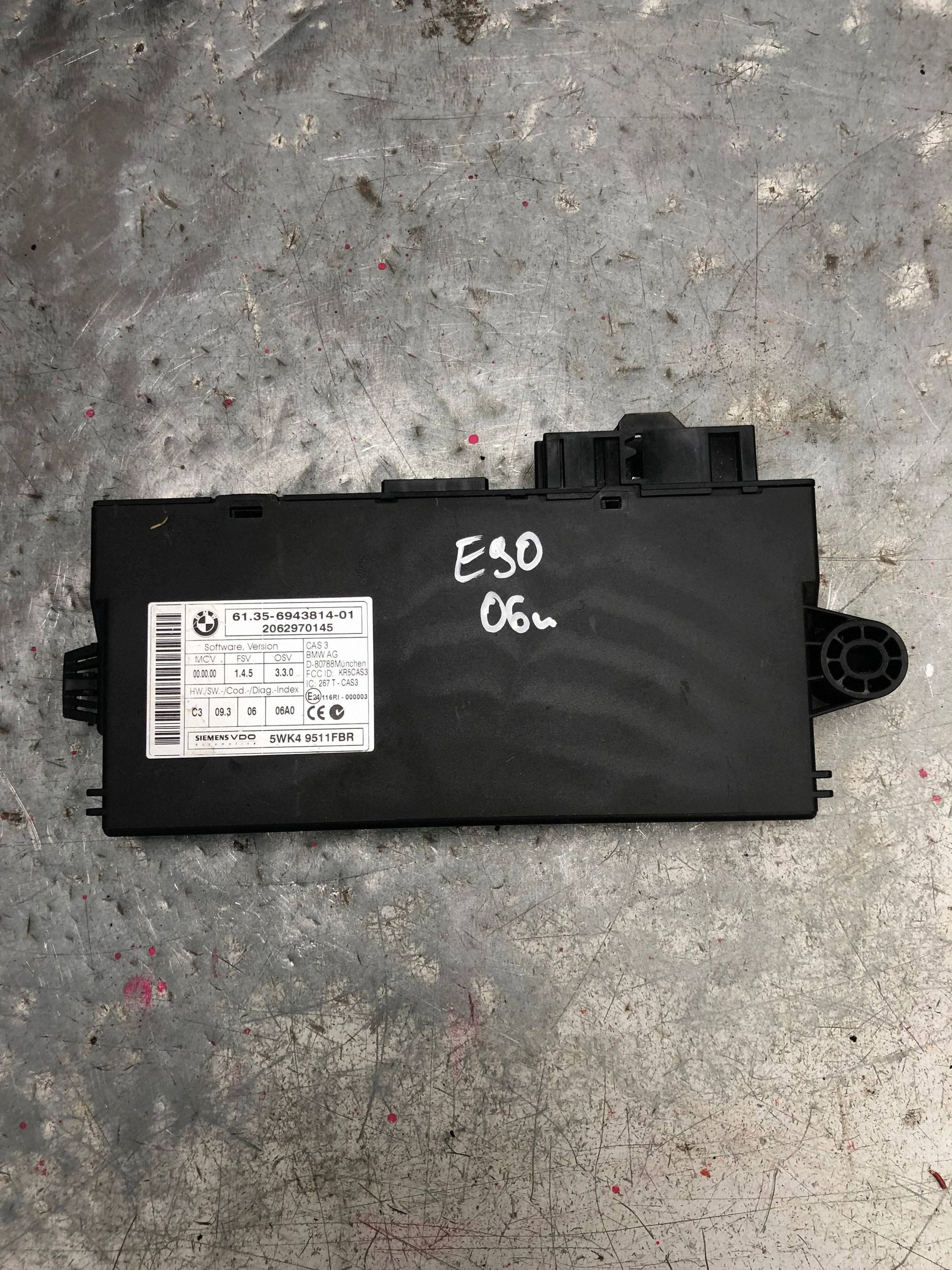 Module Unité de contrôle CAS BMW E90 6943814