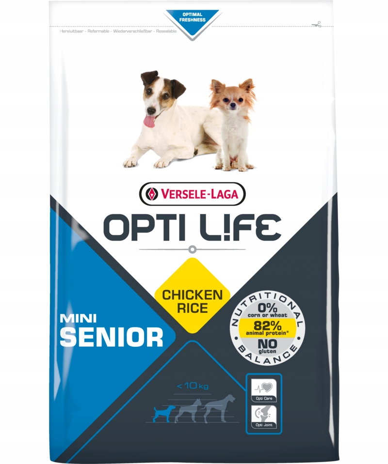 Levně Versele Laga Opti life Senior Mini 2,5 kg Krmivo pro malé psy Drůbež