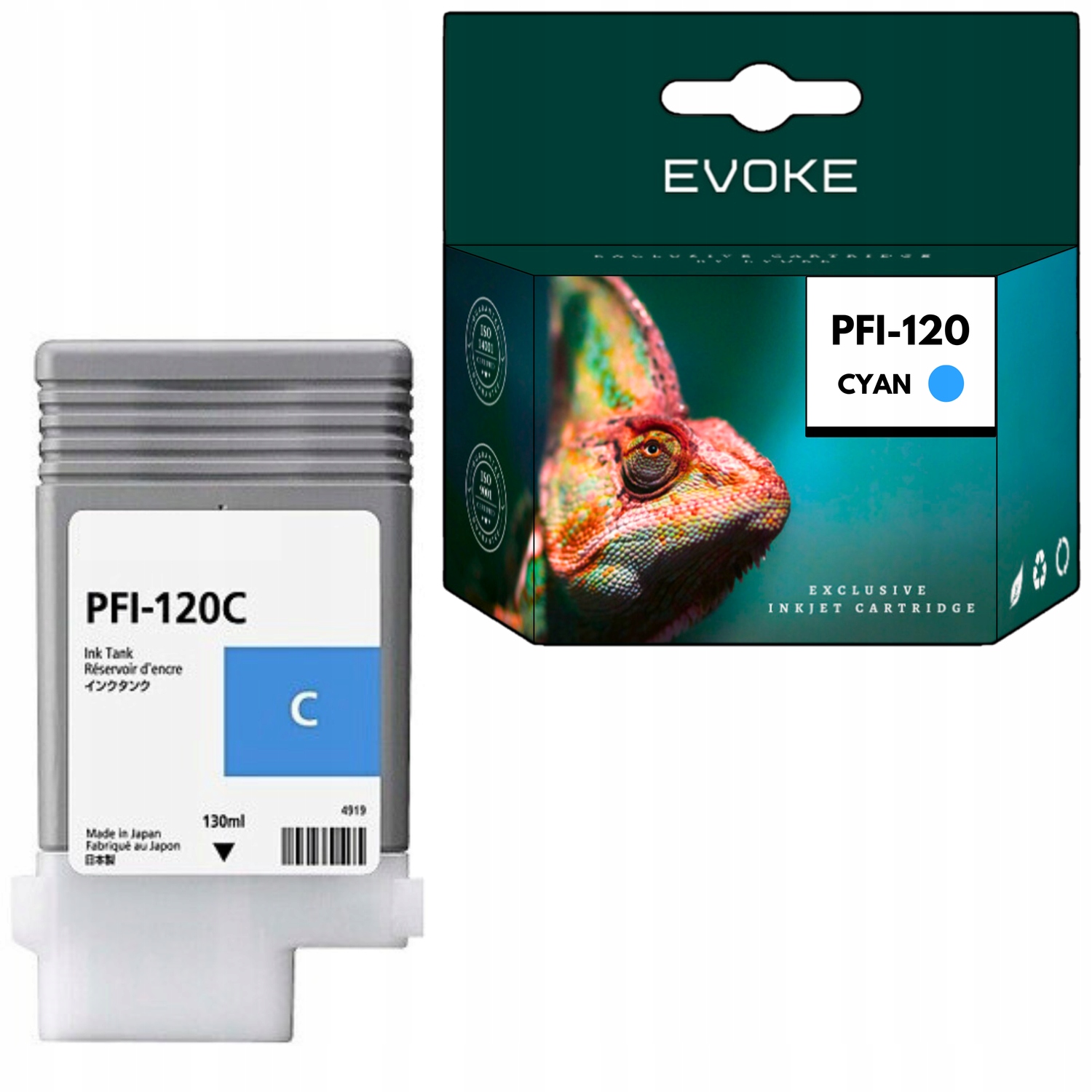 Inkoust pro Canon PFI120 modrý| TM-200 TM-205 TM-300 TM-305