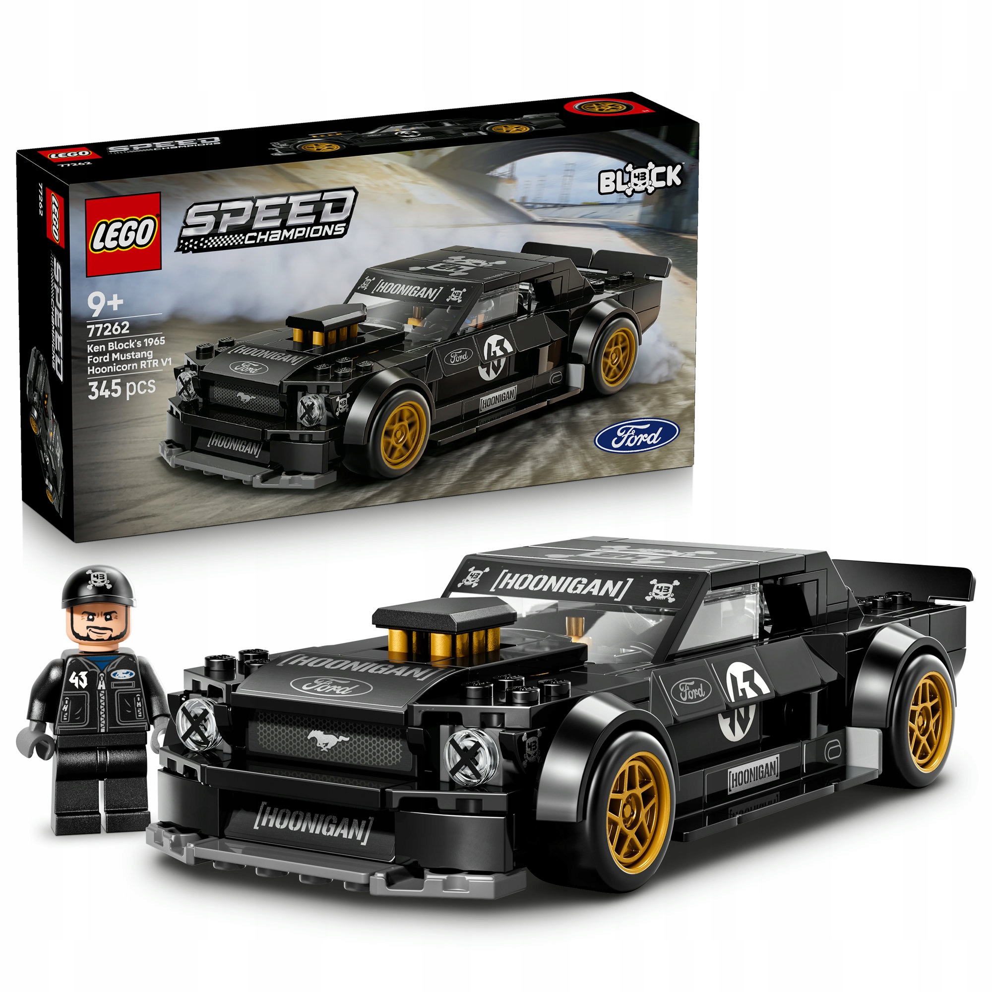 Lego Speed Champions 77262 Ford Mustang Hoonicorn V1 Ken Block 345 dílků.