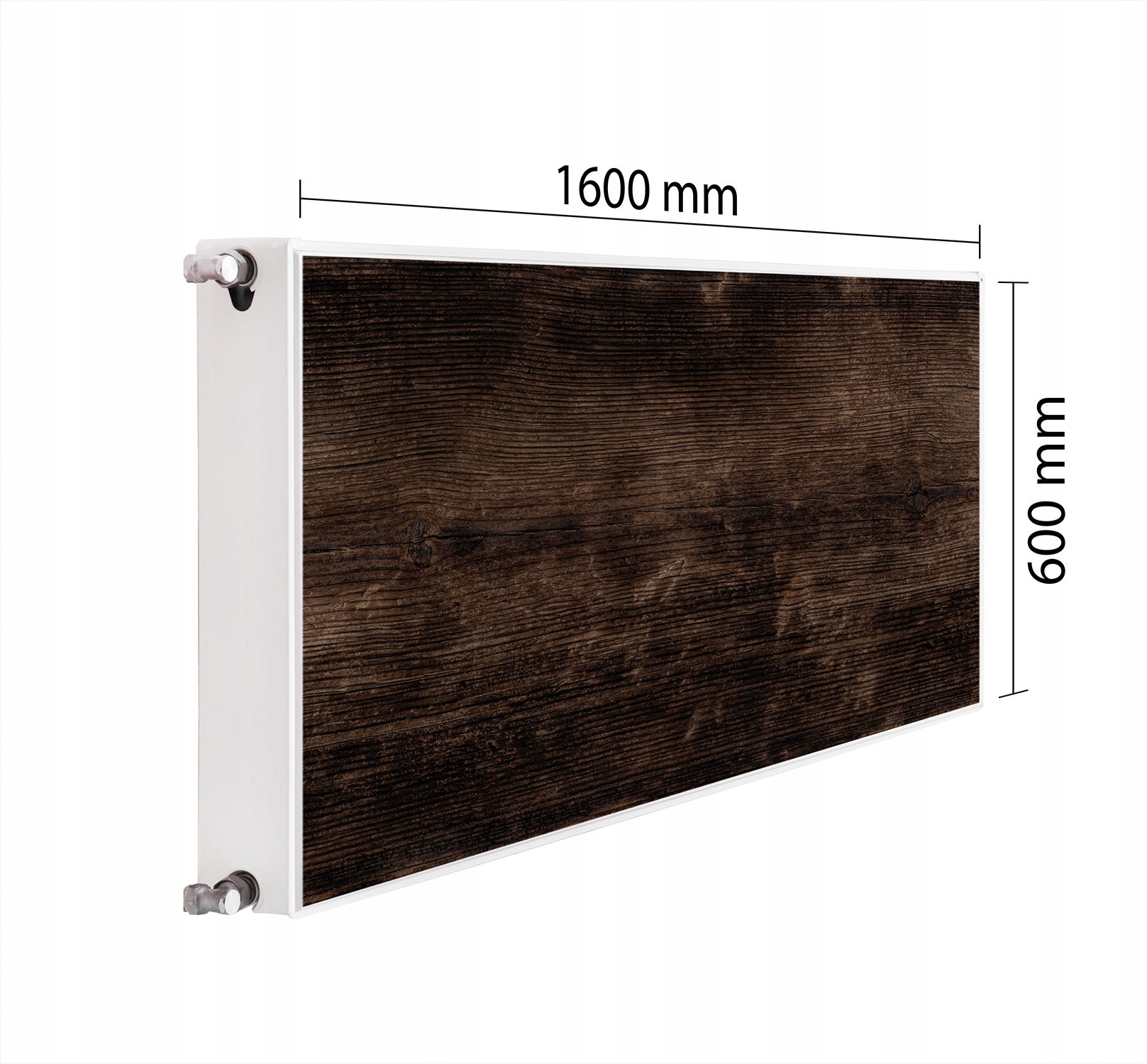 Magnetická Krytka Na Radiátor 160x60 Dřevo Podložka Magnet