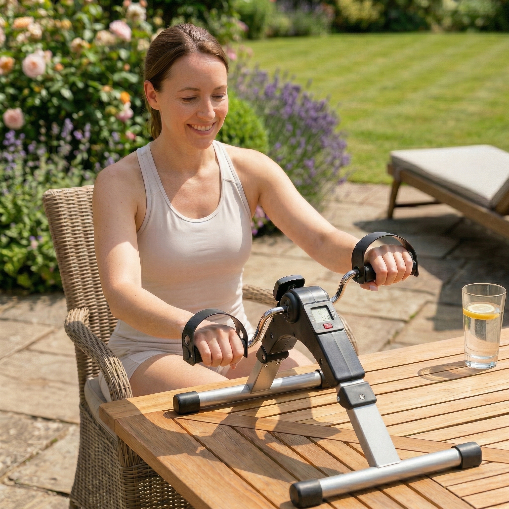 ROWEREK TRENINGOWY ROTOR ROWER REHABILITACYJNY Z LICZNIKIEM LCD Wyrób medyczny nie