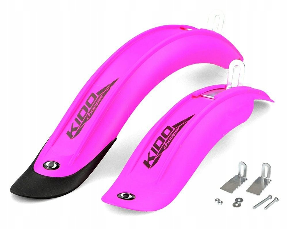 Simpla Kido One Short koła 20" błotniki rowerowe chlapacze dziecięce neon