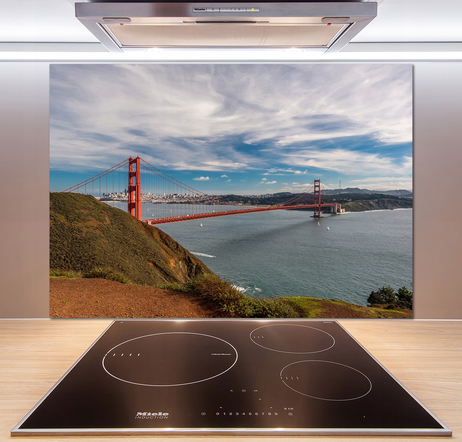 

Panel do kuchni Most San Francisco 100x70 + Klej