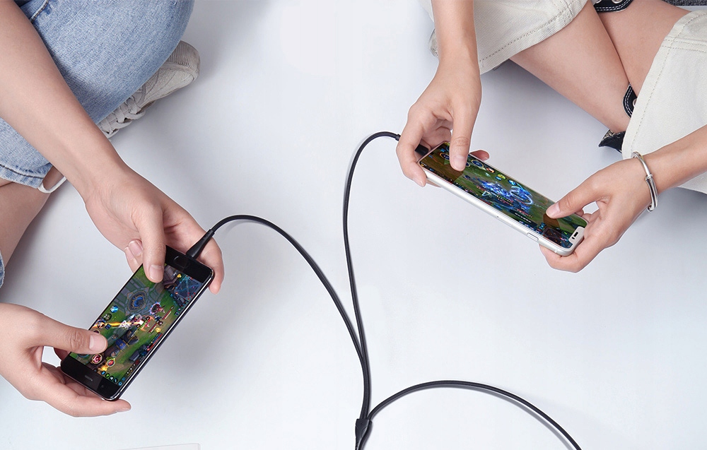 MCDODO KABEL PRZEWÓD 3W1 USB DO USB TYP C / LIGHTNING / MICRO USB 3A 1.2M Długość przewodu 1.2 m