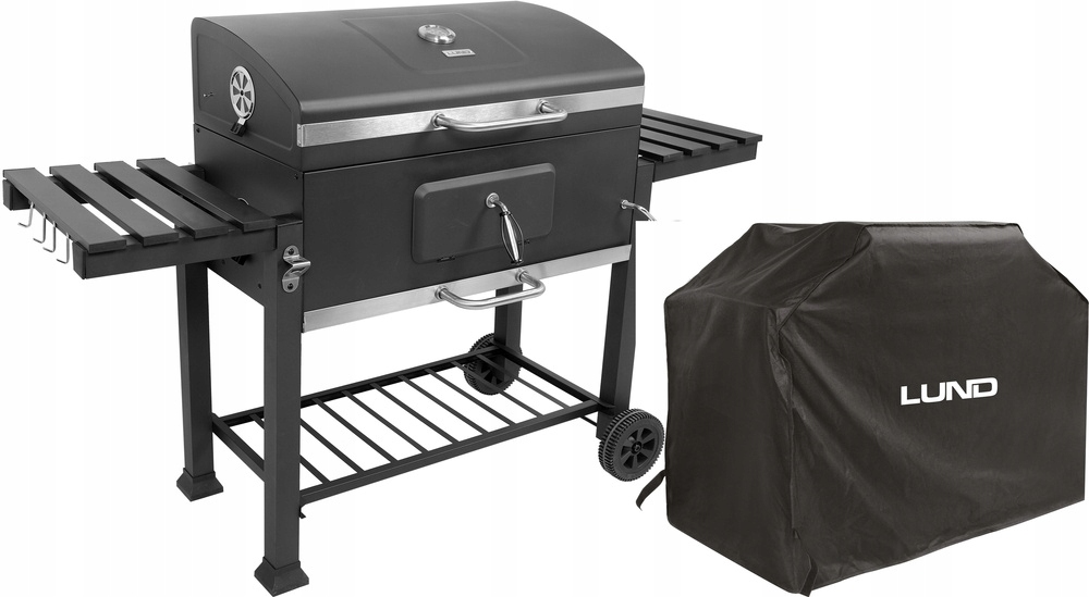 

Grill Ogrodowy Ruszt Regulowany 78x42.5 Pokrowiec