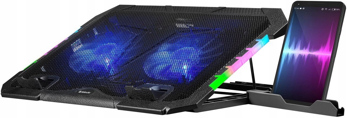 Podstavec Defender Pro Notebook NS-502 15.6"-17" 2W 2xUSB