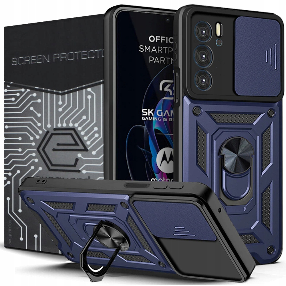 

Etui Pancerne Case+szkło do Motorola Edge 30 Pro