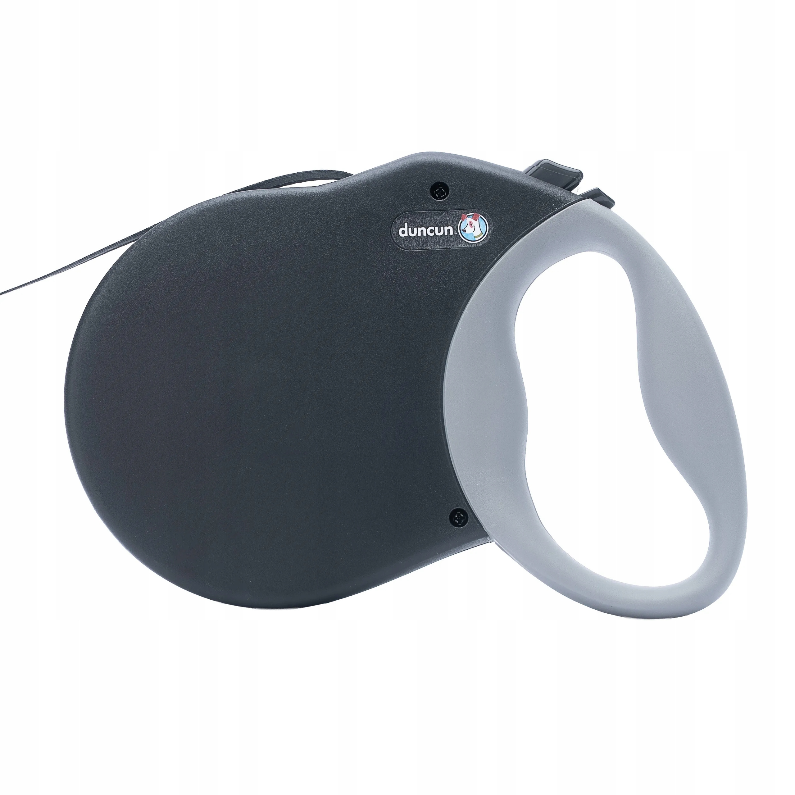 Duncun Expedition 7,5m Black długa smycz automatyczna dla psa, czarna L