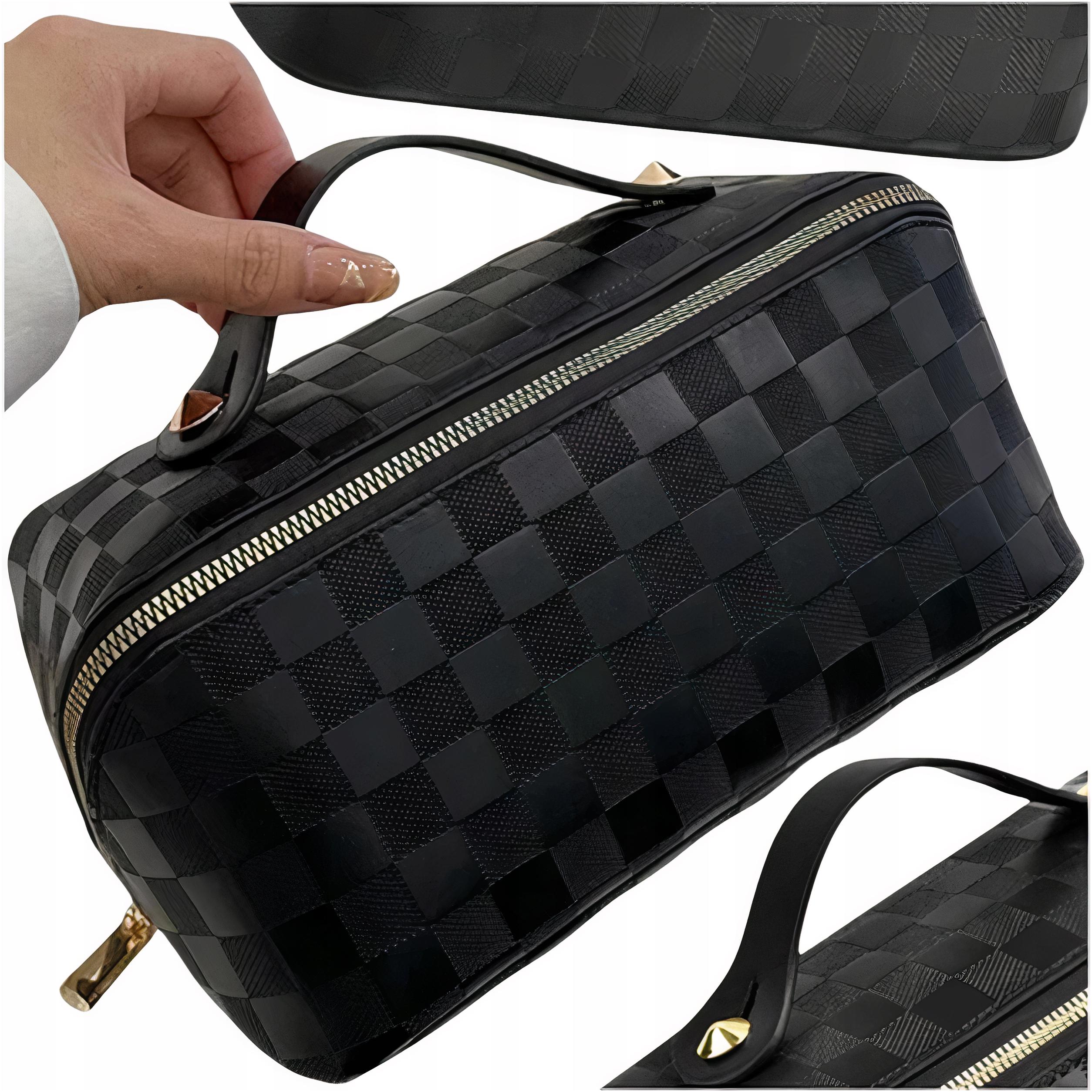 Kosmetyczka Podróżny Kuferek do Torebki walizki Damska Duża Organizer Torba