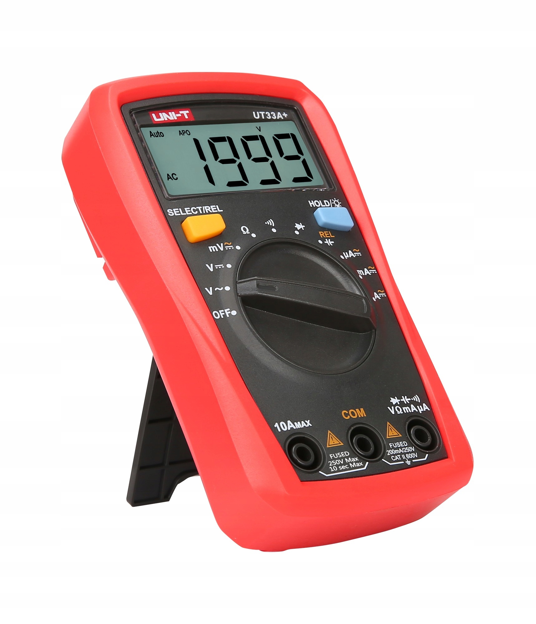 Multimetr ręczny UNI-T UT33A+ Rodzaj wyświetlacza LCD